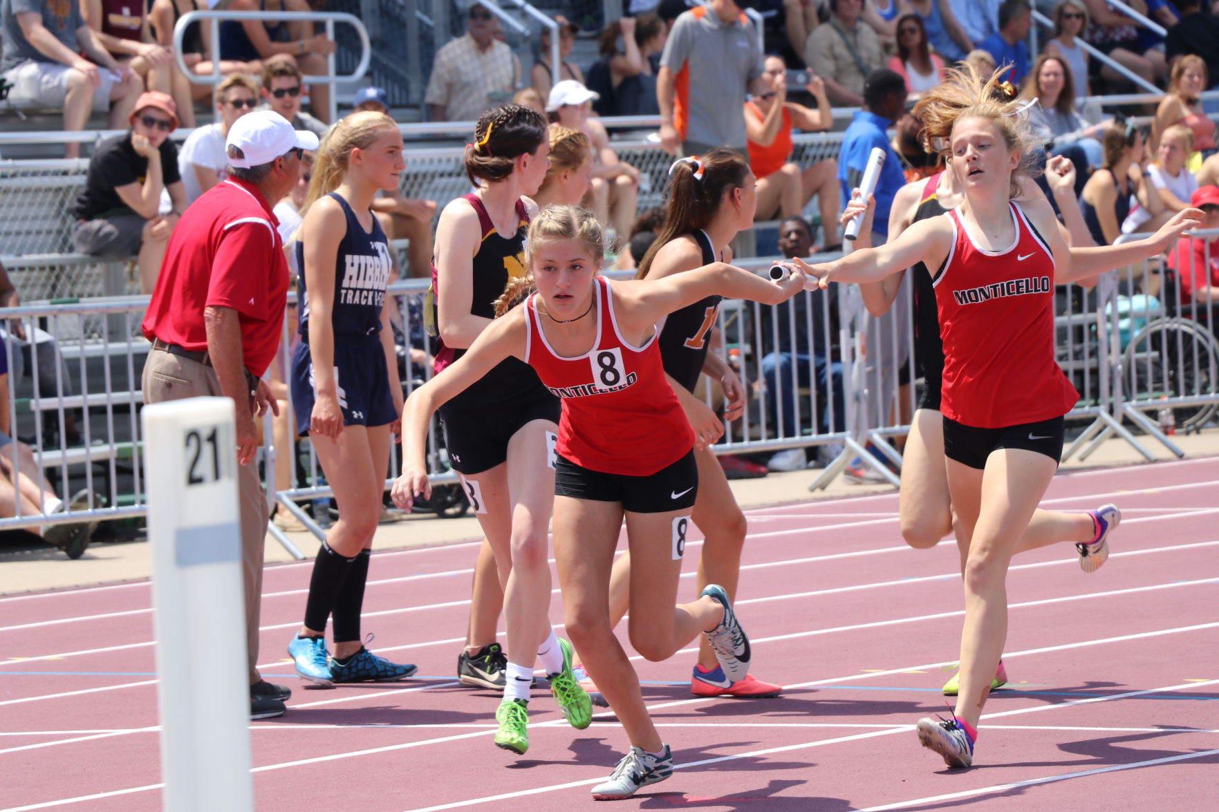 Monticello state track 4x400 4